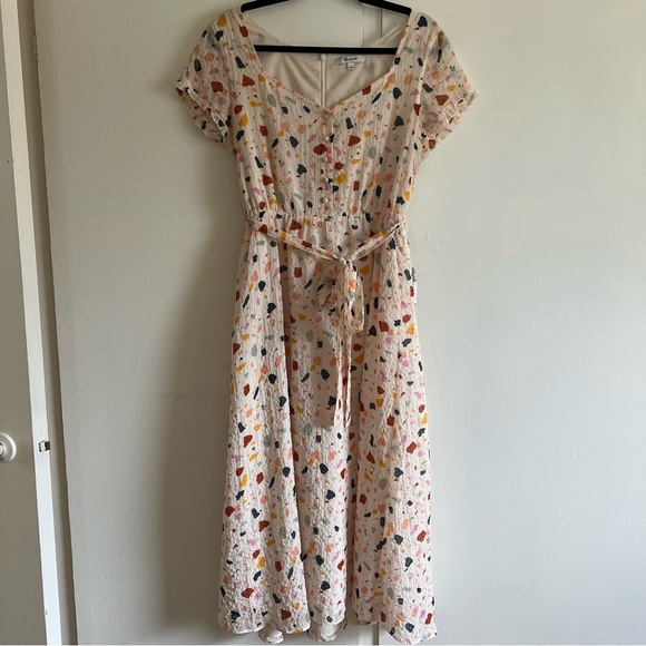 Madewell Multicolor Midi Dress - Picture 2 of 5